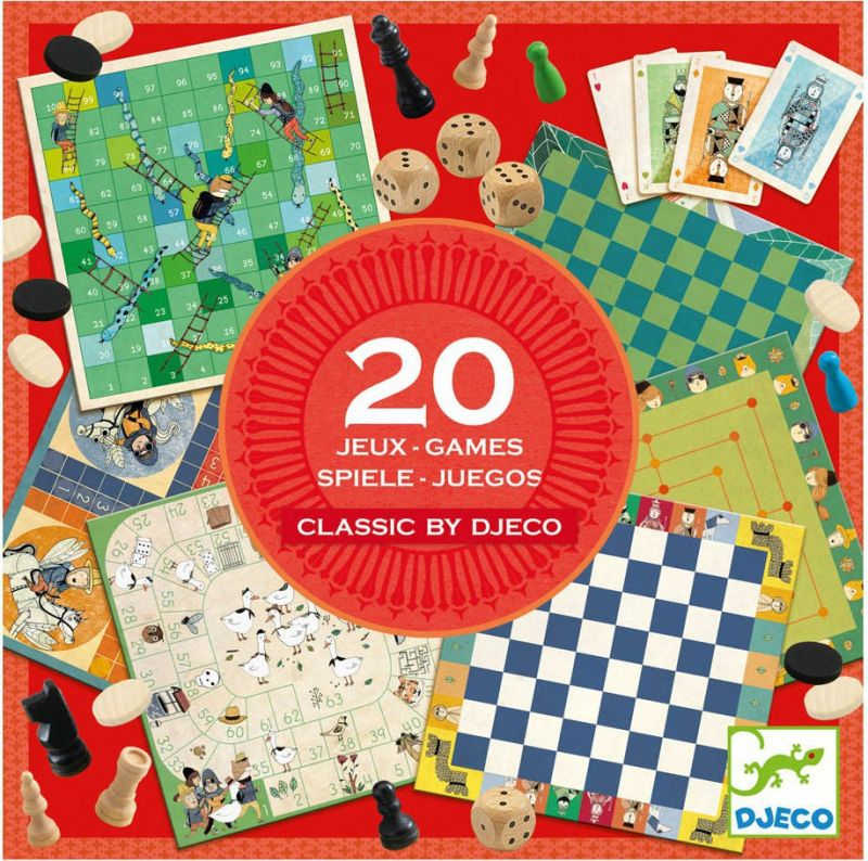 20 jeux classiques par Djeco (couverture)