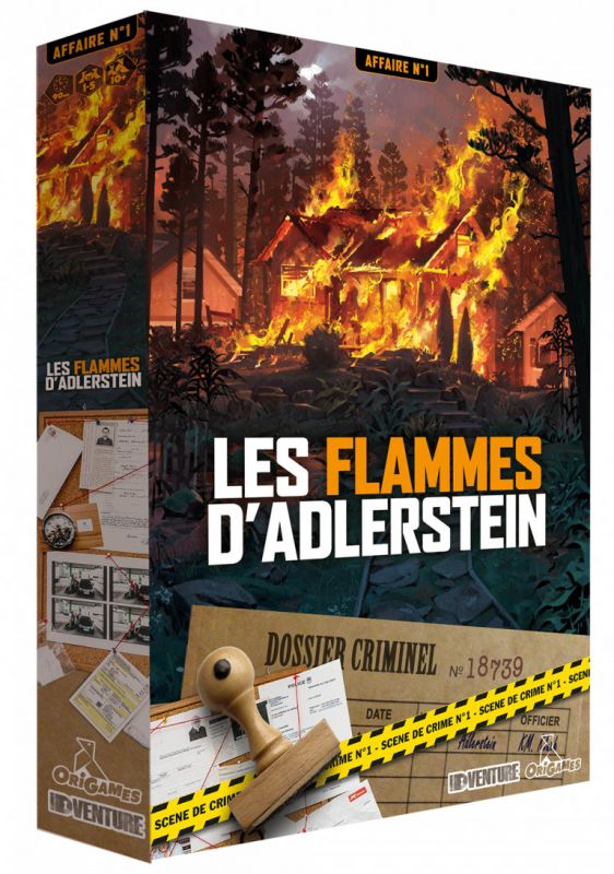Les Flammes d'Alderstein (couverture)