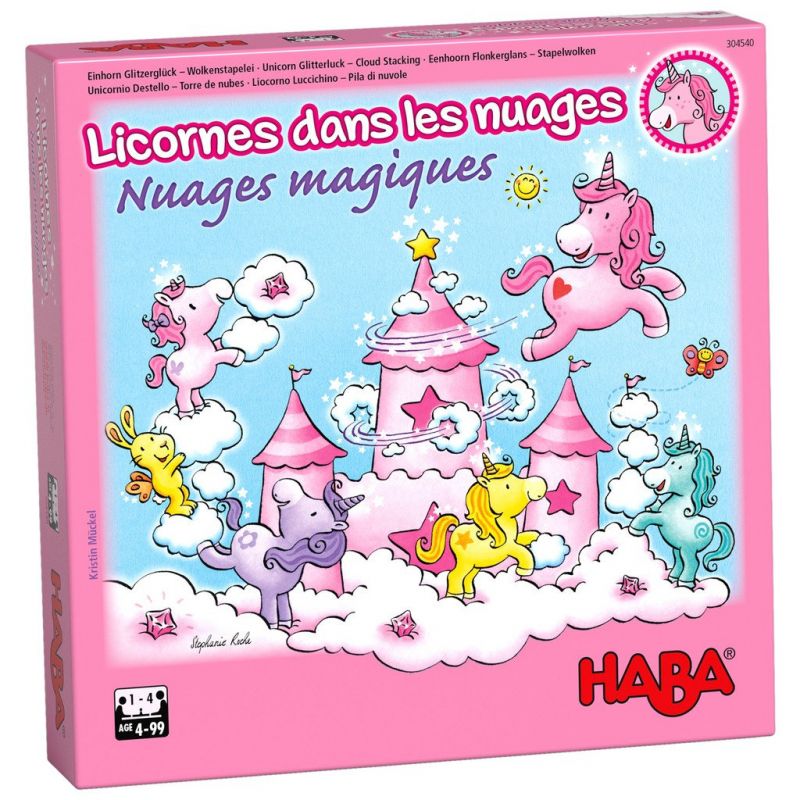Licorne dans les nuages - Nuages magiques (couverture)