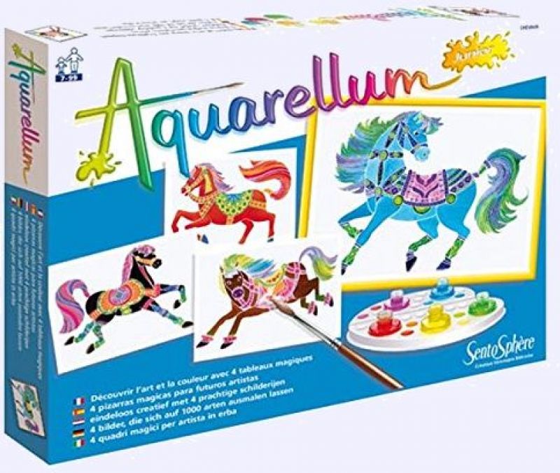 Aquarellum junior - Chevaux (couverture)