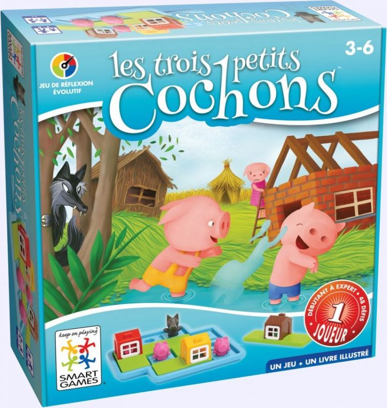 Casse-tête Les trois petits cochons (couverture)