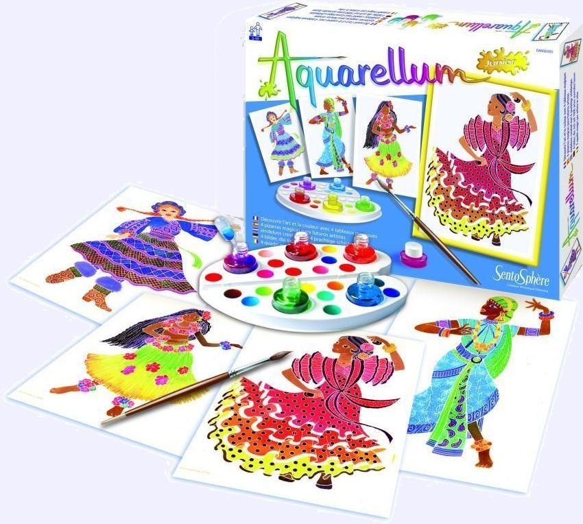 Aquarellum junior - Danseuses folkloriques