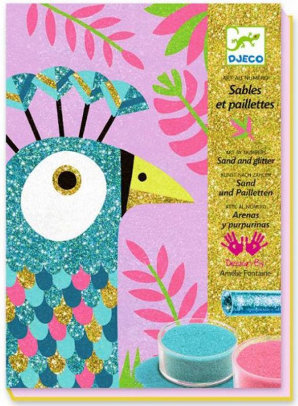 Sables et paillettes colorés - Éblouissants oiseaux (couverture)