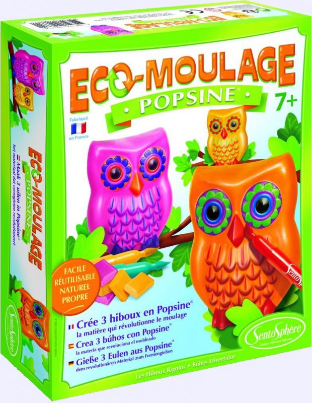 Eco Moulage en popsine - Hiboux Rigolos (couverture)