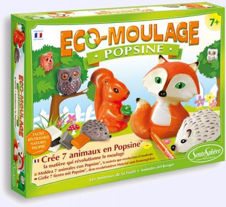 Eco Moulage en popsine - Animaux de la forêt (couverture)