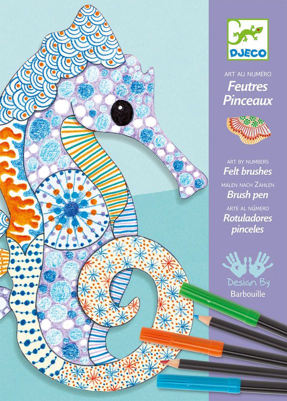 Feutres et crayons colorés - L'art du motif (couverture)