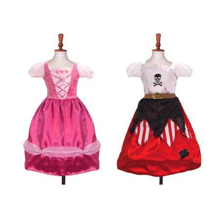 Déguisement robe réversible Princesse - Pirate  (3 - 5 ans)