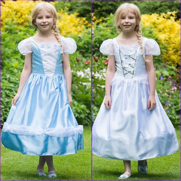 Déguisement robe réversible Princesse - Mariée (3 - 5 ans) (couverture)