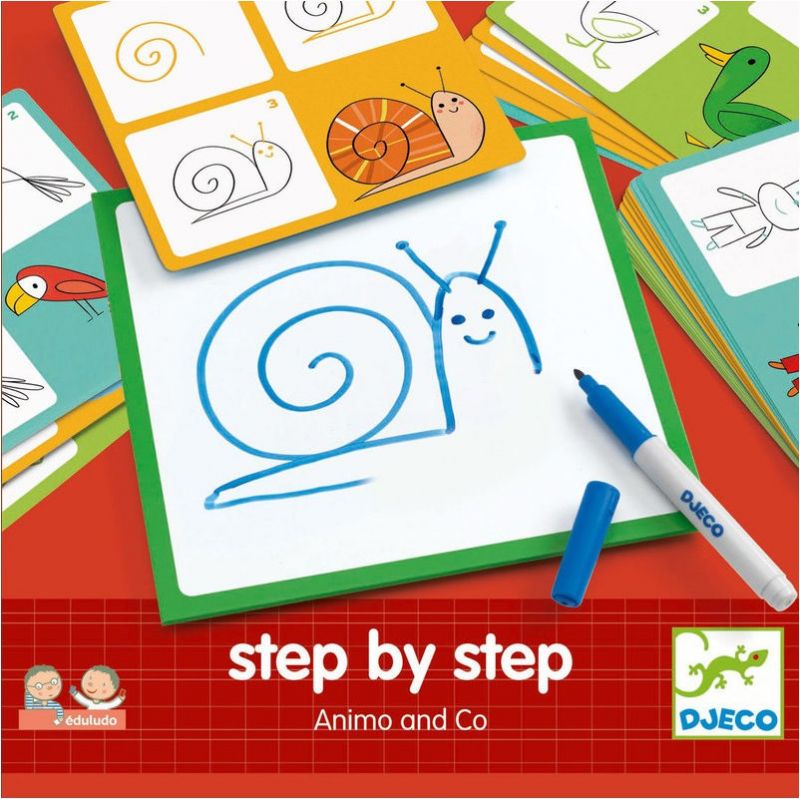 Apprendre à dessiner pas à pas - Animaux & co (couverture)