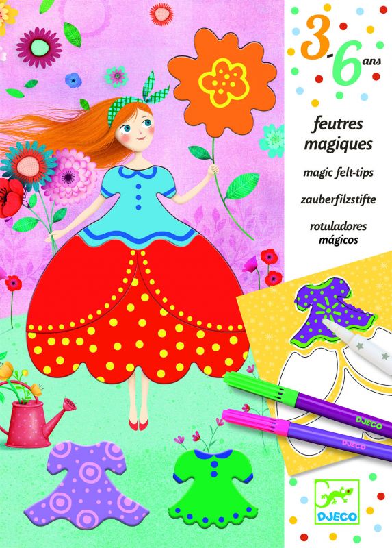 Feutres magiques - Les jolies robes de Marie (couverture)