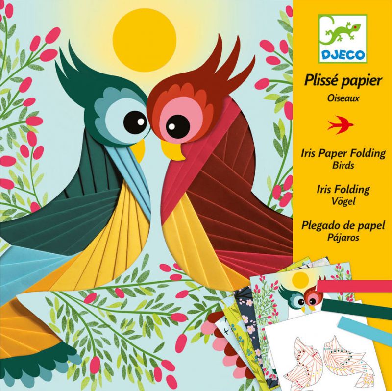 Papier plissé - Oiseaux (couverture)