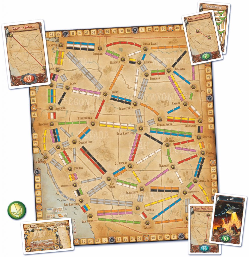 Gestion Les Aventuriers Du Rail - Extension : France & Old West Best-Seller  - UltraJeux