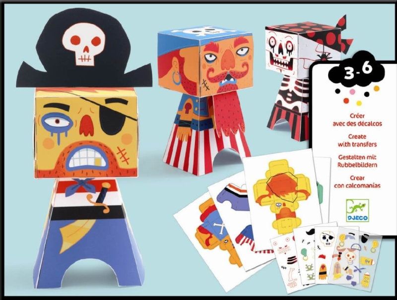 Arty Paper - Pirates décalqués (couverture)