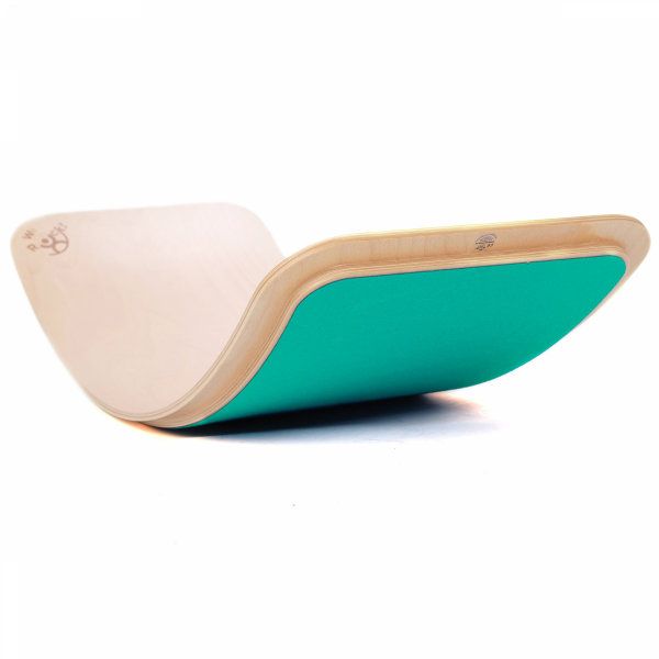 Rocker Board Classic - Bois Naturel & Vert (couverture)