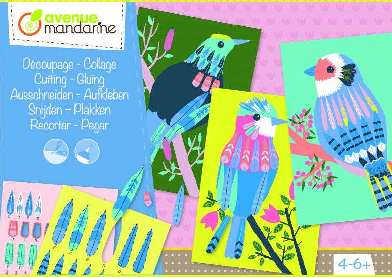 Découpage et Collage - Oiseaux (couverture)