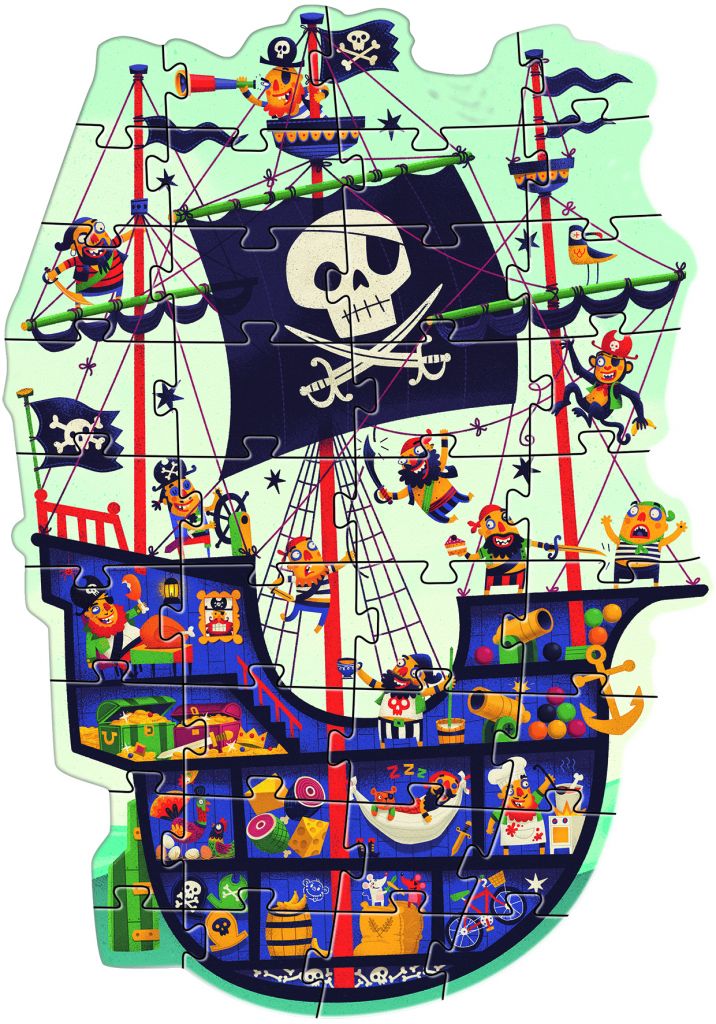 Le bateau de pirates - 36 pcs