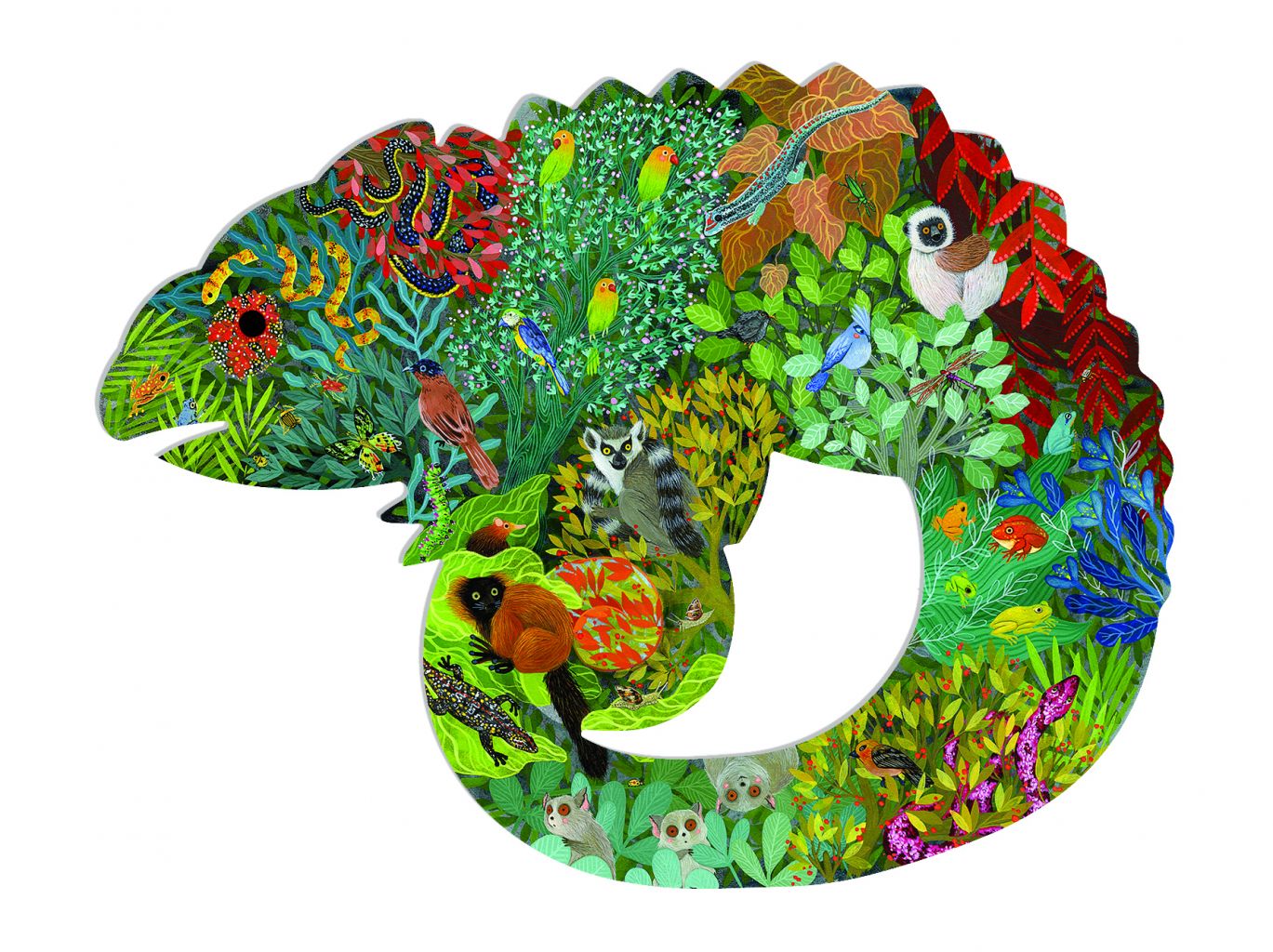 Puzz'Art Caméléon - Puzzle 150 pcs