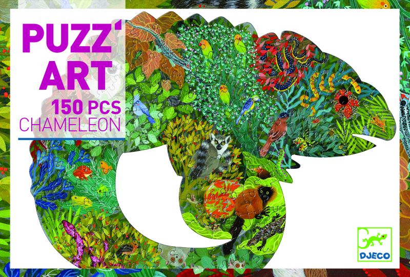 Puzz'Art Caméléon - Puzzle 150 pcs (couverture)