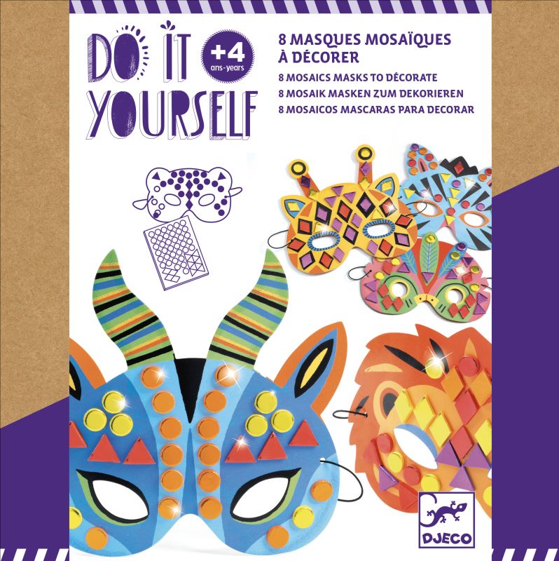 Do it yourself - Masques Animaux de la jungle (couverture)