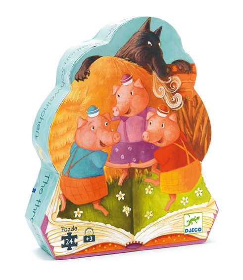 Puzzle - Les Trois Petits Cochons - 24 pcs (couverture)
