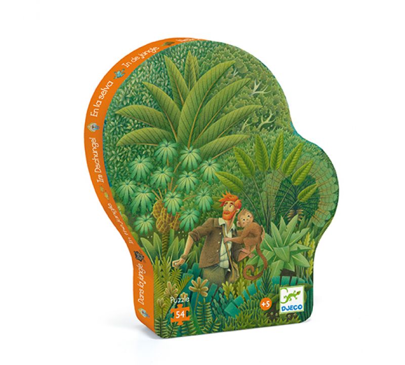 Puzzle - Dans la jungle - 54 pcs (couverture)