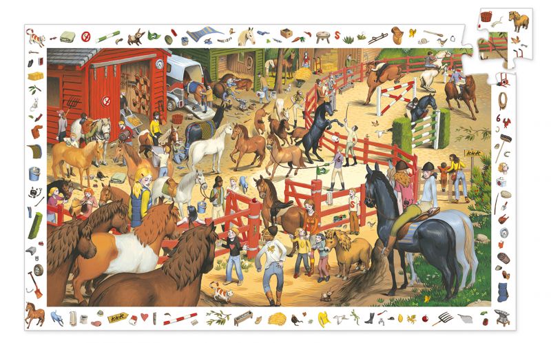 Puzzle - Equitation - 200 pcs (couverture)