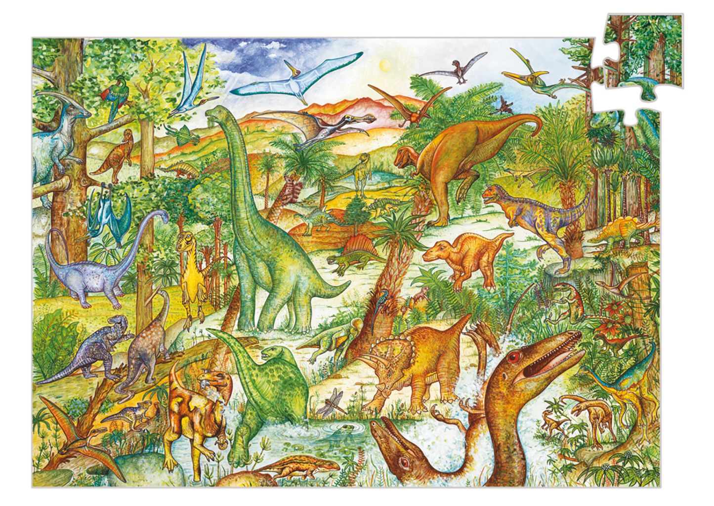 Puzzle - Dinosaures - 100 pcs