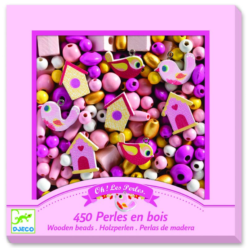 Perles en bois - Oiseaux (couverture)