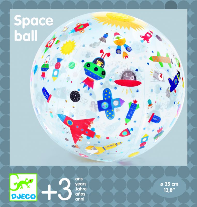 Ballon gonflable - Space ball (couverture)