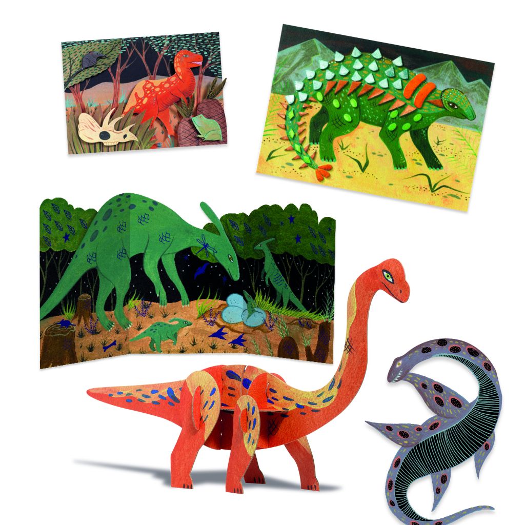 Le monde des dinosaures - Coffret activités créatives