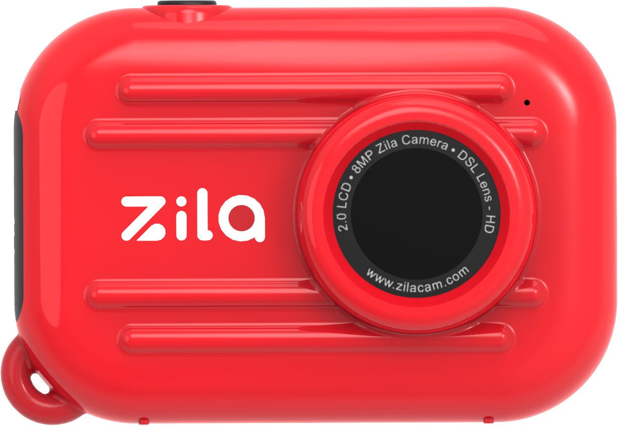 Appareil photo/vidéo waterproof - Rouge