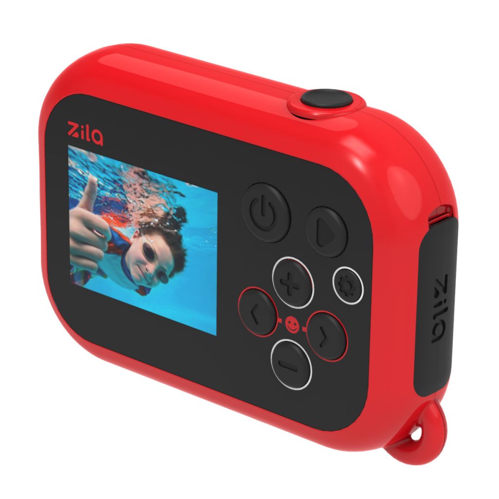 Appareil photo/vidéo waterproof - Rouge