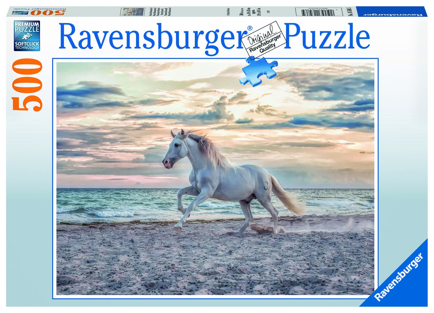 Puzzle - Cheval sur la plage - 500 pcs