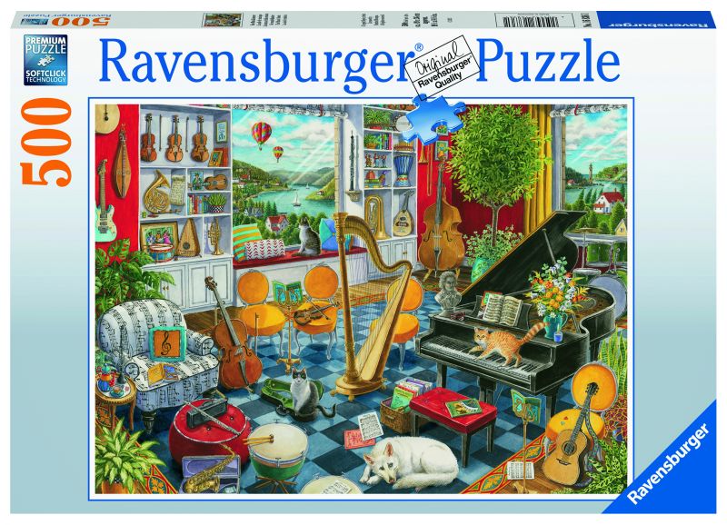 Puzzle - The Music Room - 500 pcs - Ravensburger 168361