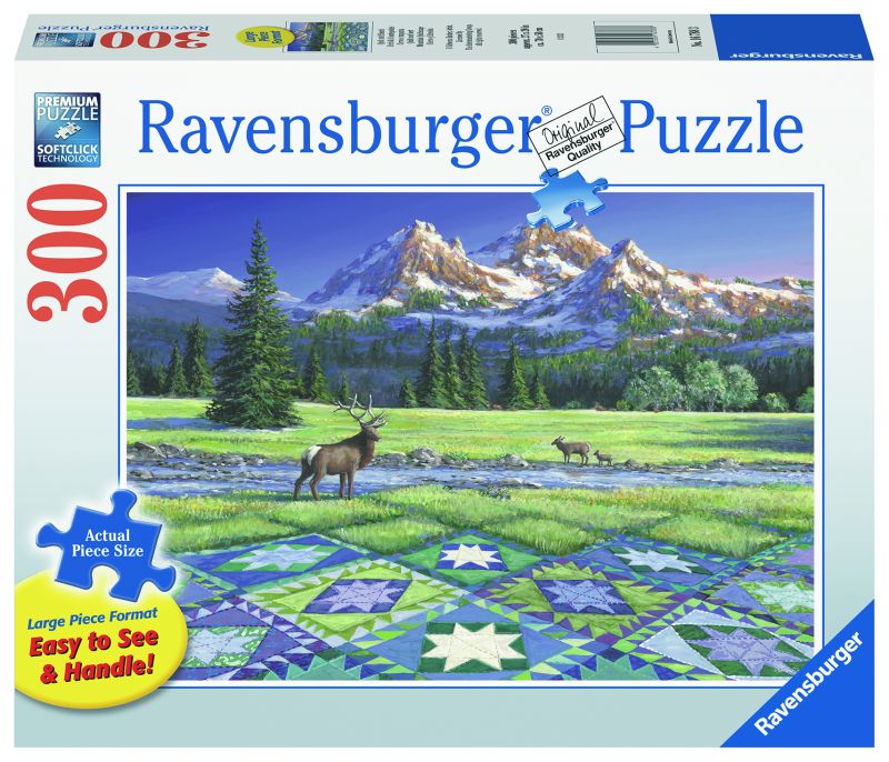 Puzzle - Panorama de montagnes - 300 pcs (couverture)