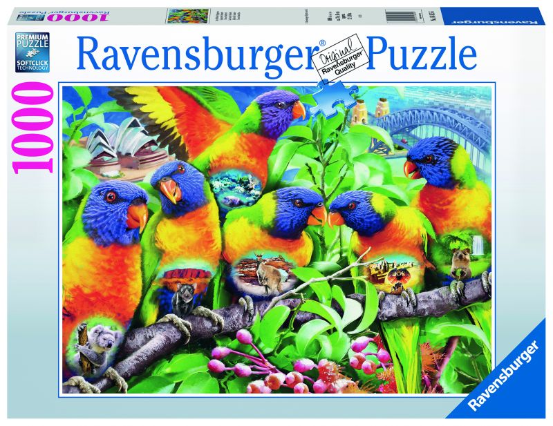 Puzzle - Pays du Loriquet - 1000 pcs (couverture)