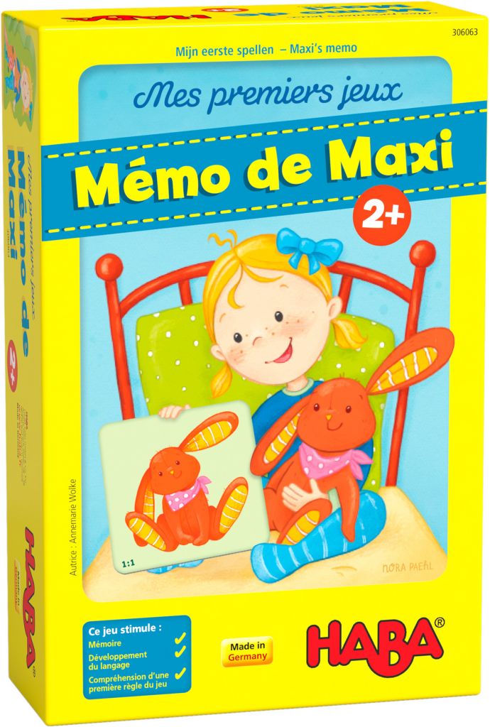 Maxi et ses peluches - jeux mémo