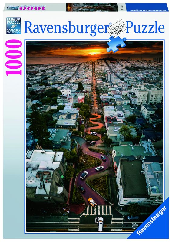 Puzzle - Lombard Street San Francisco - 1000 pcs (couverture)