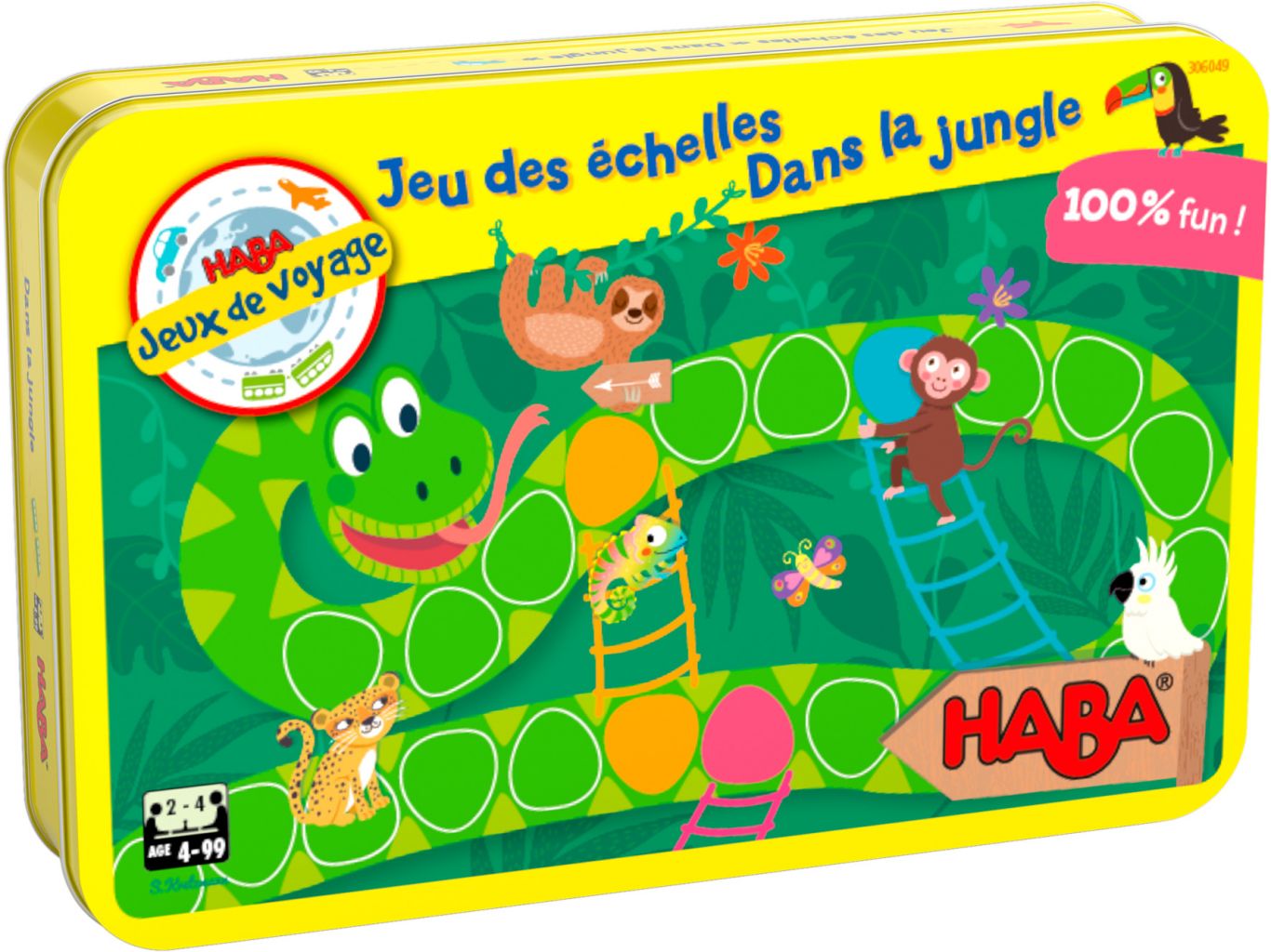 Jeu des échelles dans la jungle - jeu magnétique