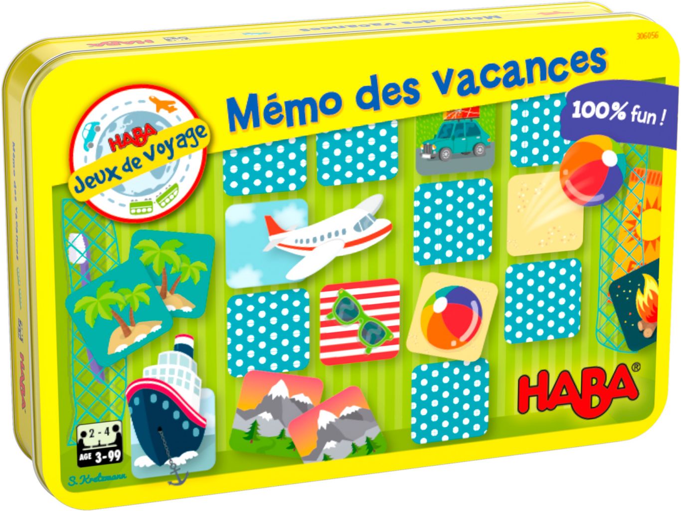 Mémo des vacances - jeu magnétique