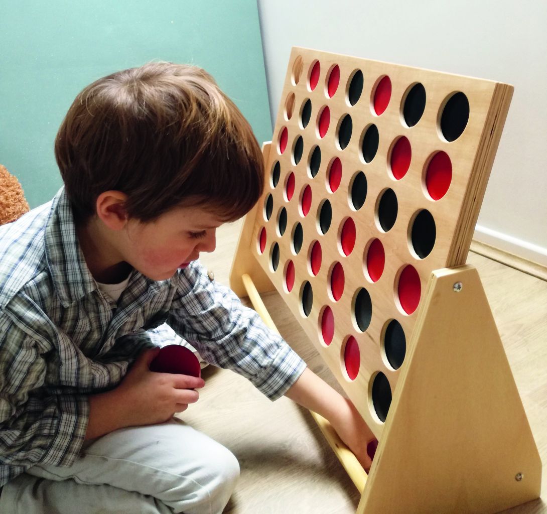 Puissance 4 géant en bois