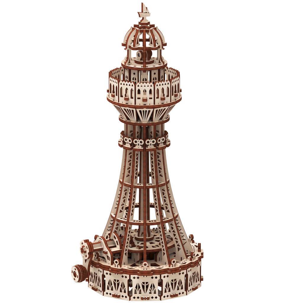 Maquette 3D en bois - Le Phare