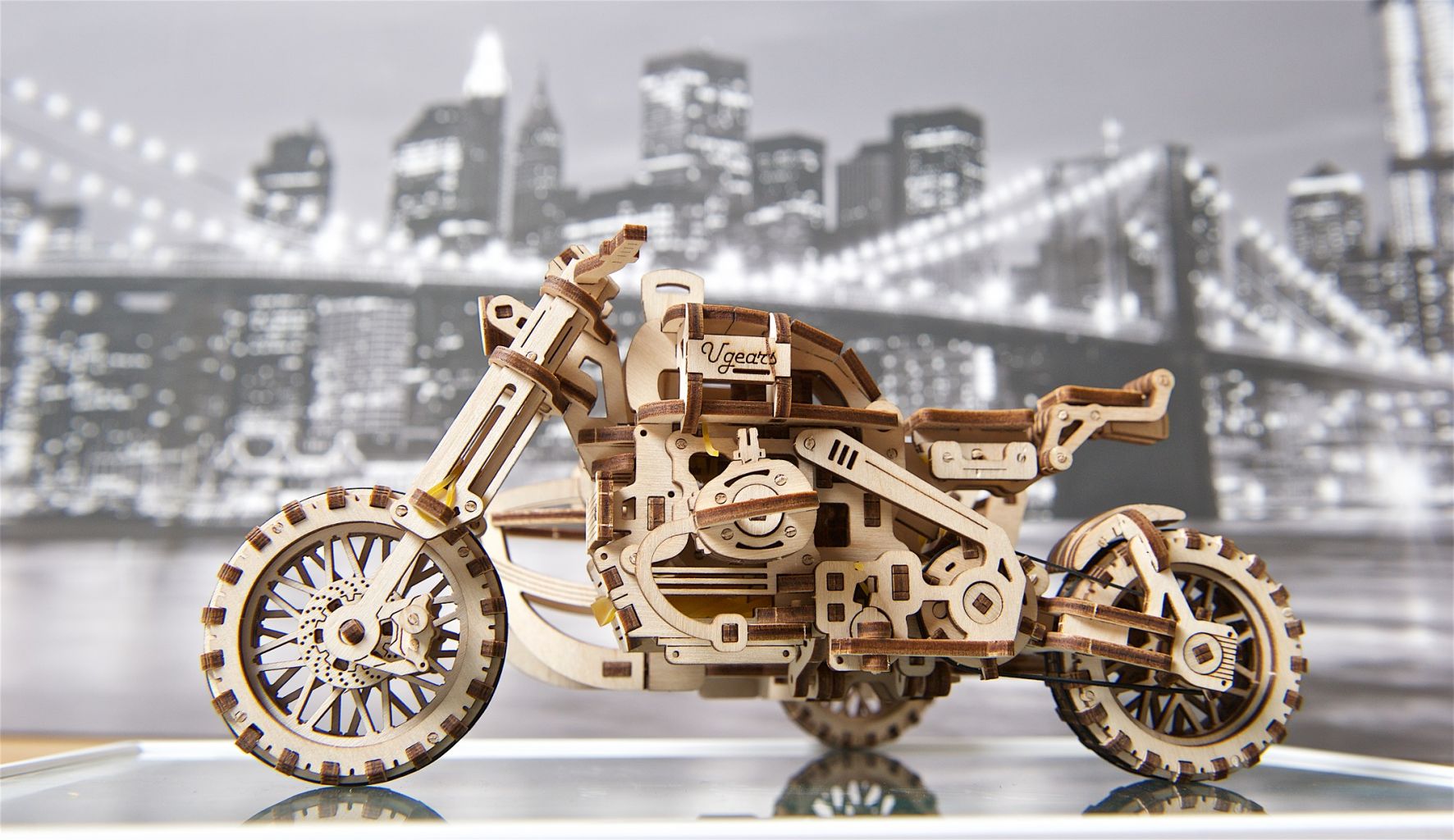 Maquette 3D en bois - Side Car