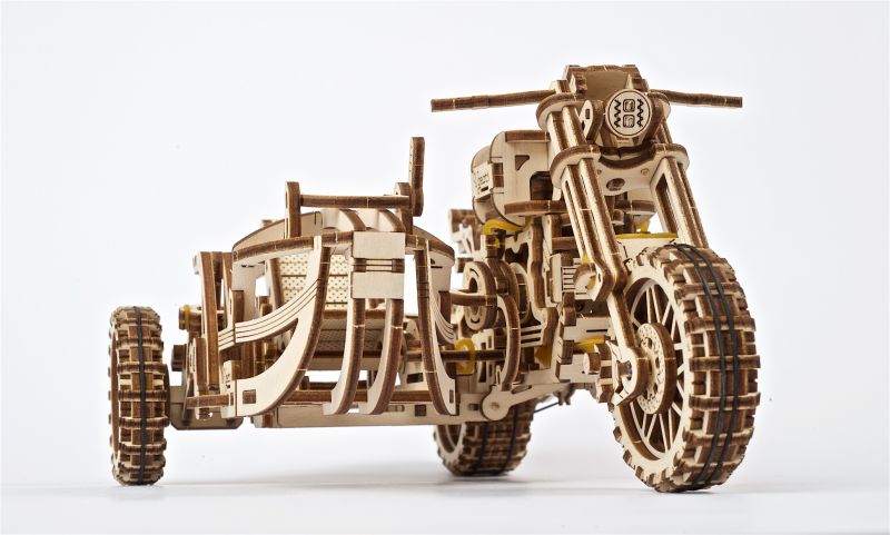 Maquette 3D en bois - Side Car (couverture)