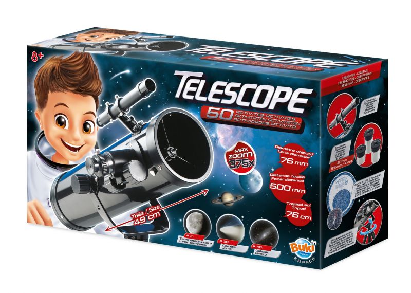 Grand télescope - 50 activités astronomiques (couverture)