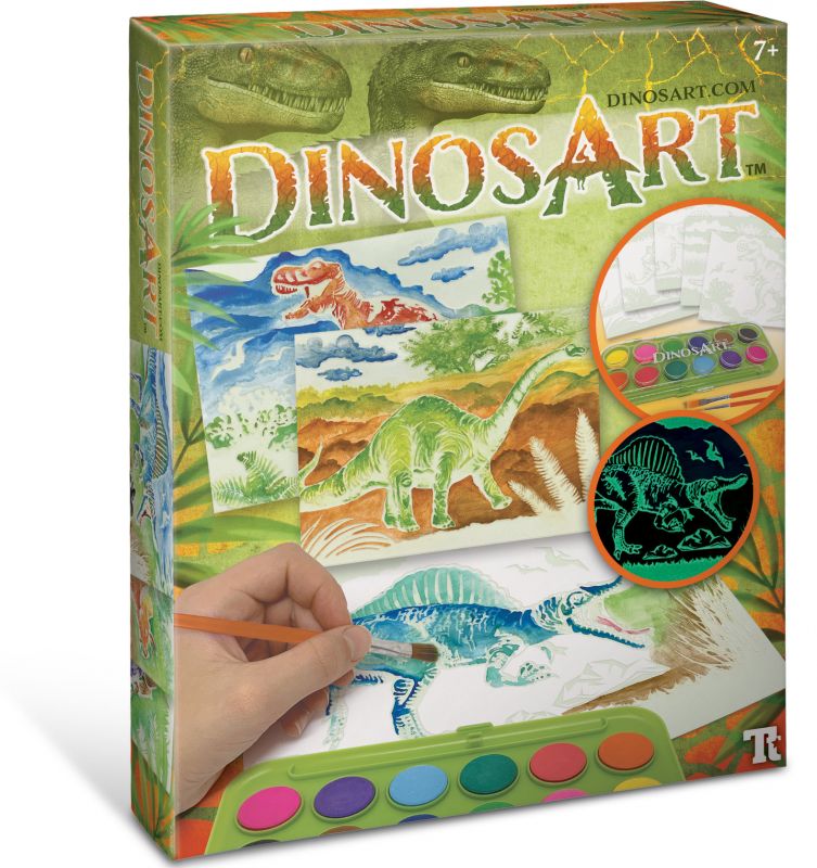 Dinos Art - Aquarelle magique (couverture)