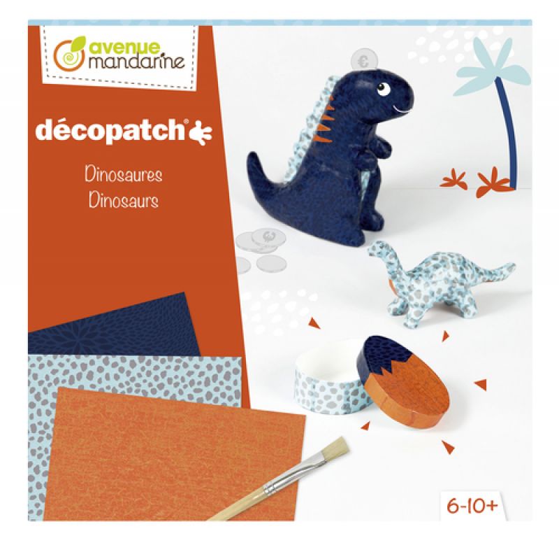 Boite créative - Décopatch Dinosaures (couverture)