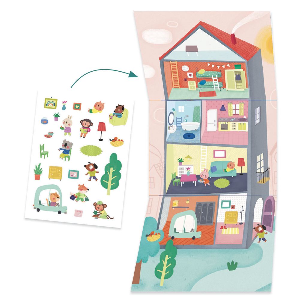 Les animaux et leurs maisons - Coffret multi activités 