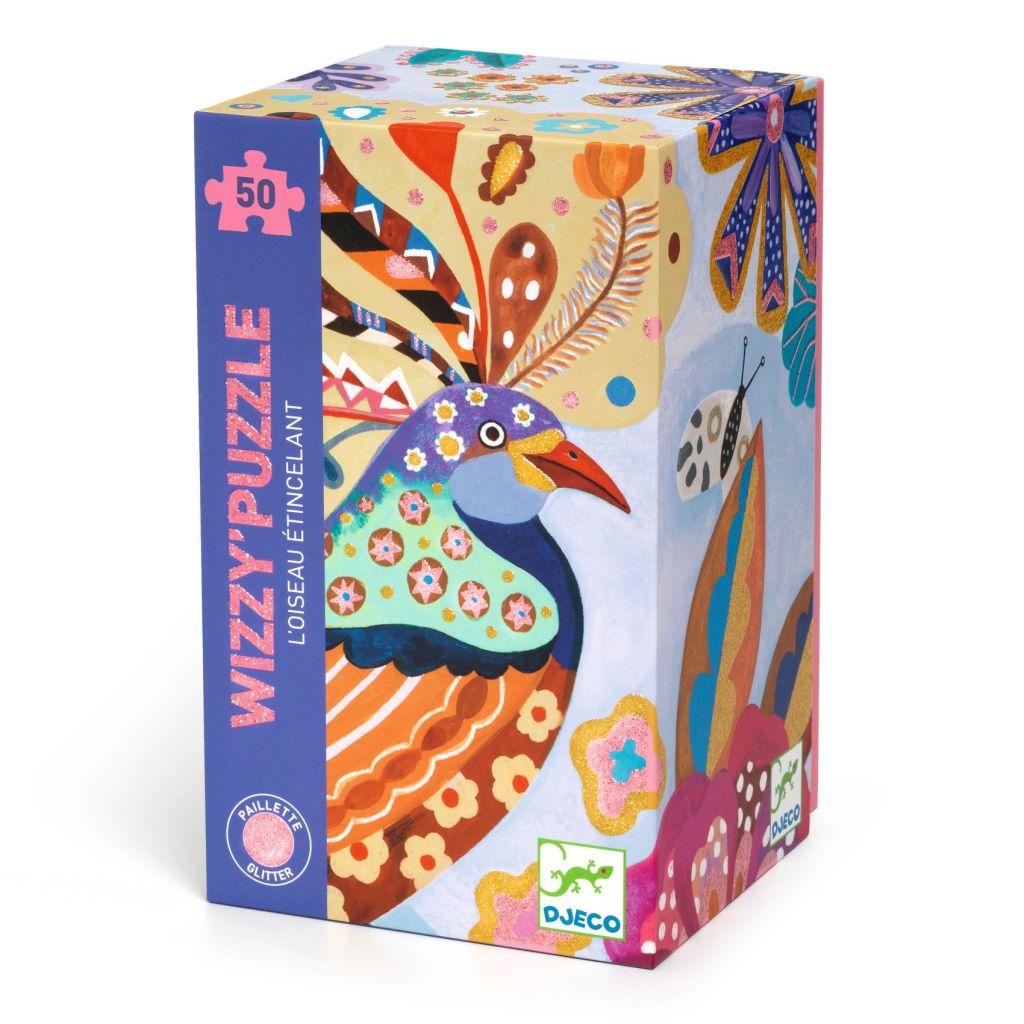 Puzzle Wizzy- L'oiseau étincelant - 50 pcs