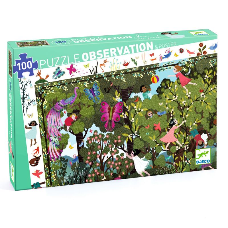 Puzzle - Jeux au jardin - 100 pcs (couverture)